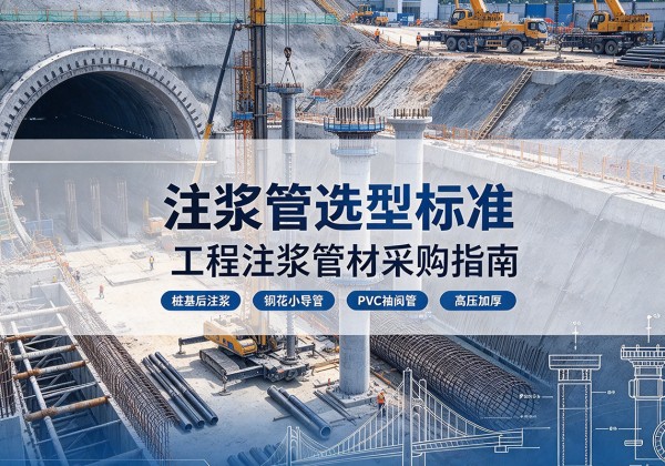 卧龙注浆管选型标准
